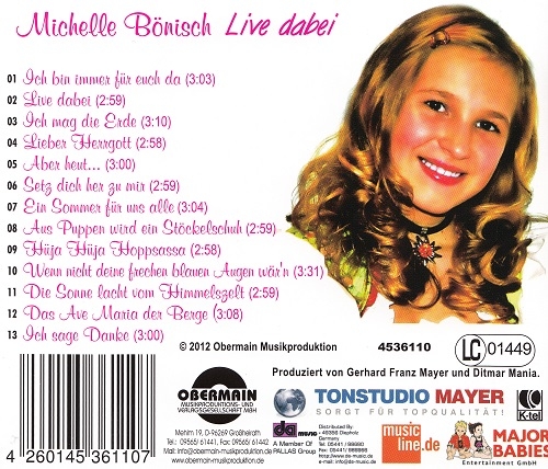 Michelle Bönisch - Album (Live dabei)