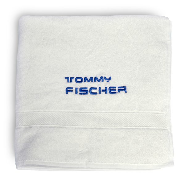 Tommy Fischer - Badetuch weiß