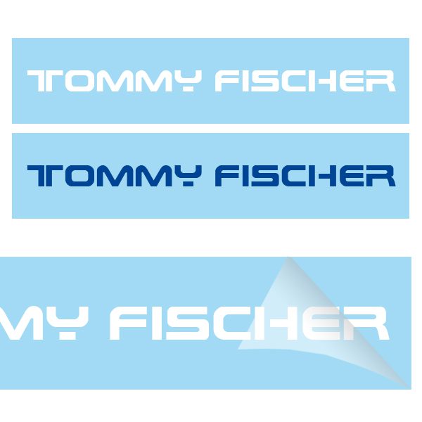 Tommy Fischer - Autoaufkleber groß