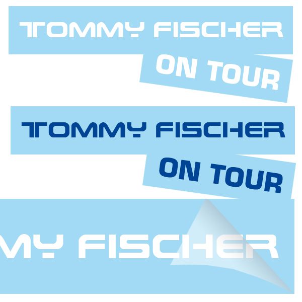 Tommy Fischer - Aufkleber Tommy Fischer on tour