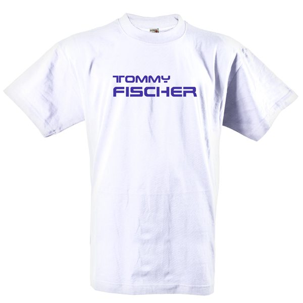 Tommy Fischer - T- Shirt weiss