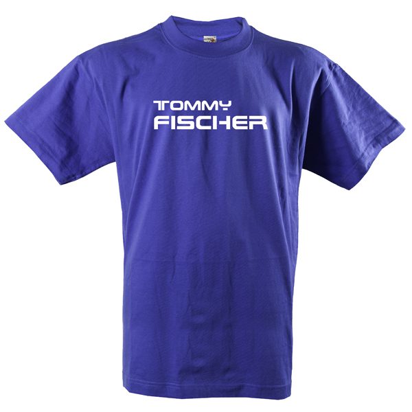 Tommy Fischer - T- Shirt blau